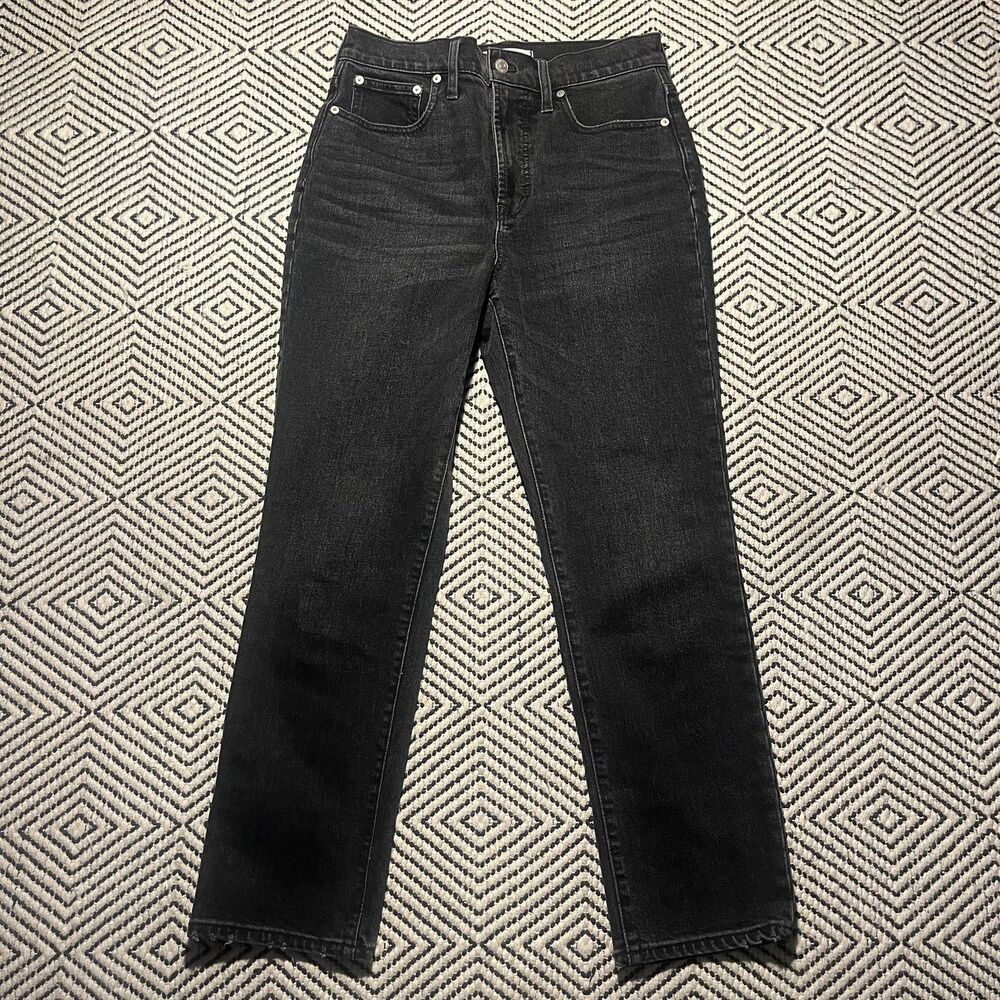Madewell Jeans Womens 27 Black Perfect Vintage Jean High Rise Stretch Denim